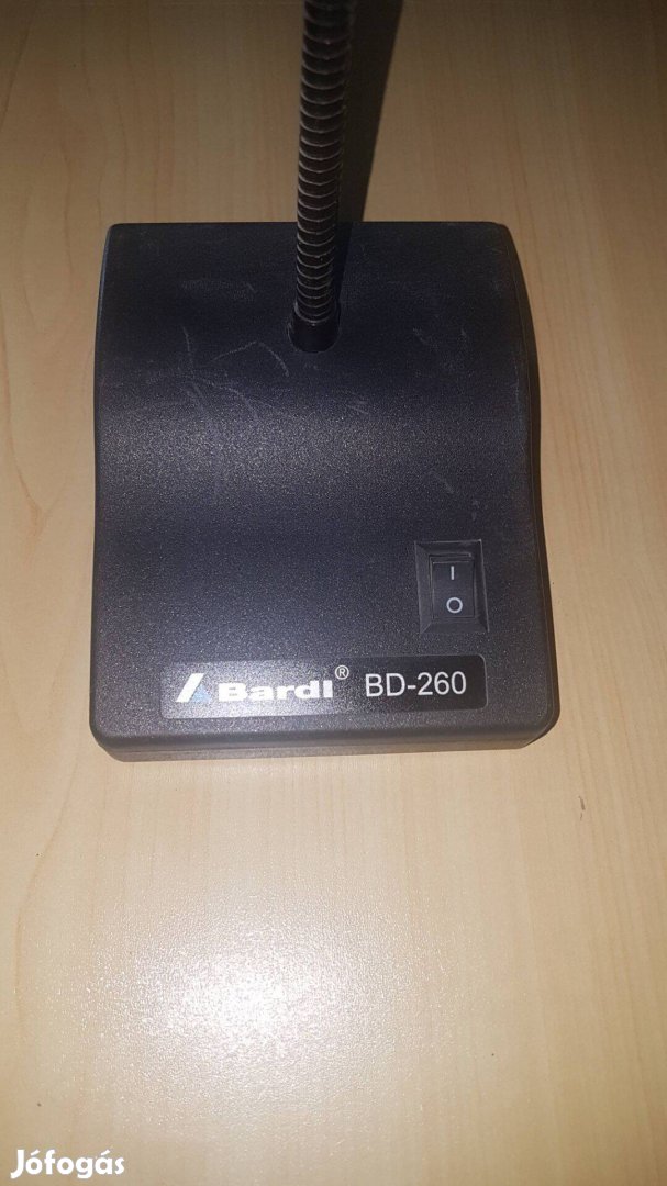 Bardl BD-260, PA asztali kondenzátor gégecsöves mikrofon