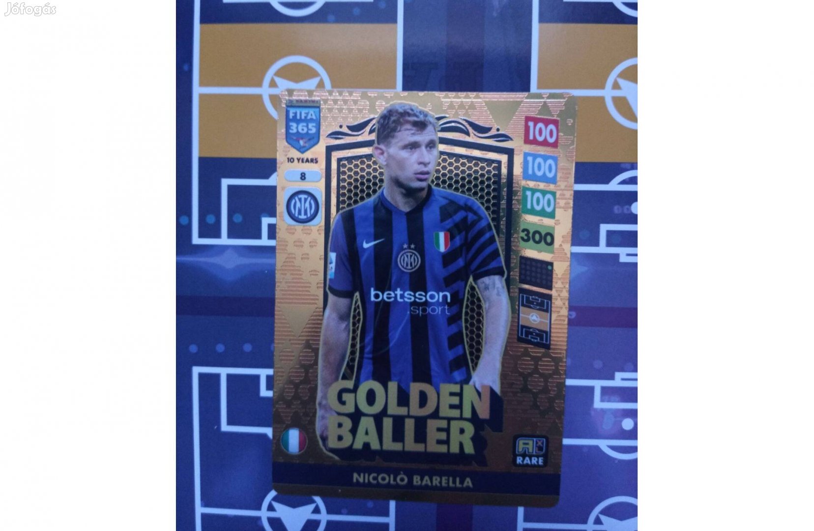 Barella (Inter) Fifa 365 2025 Golden Baller Top Master focis kártya