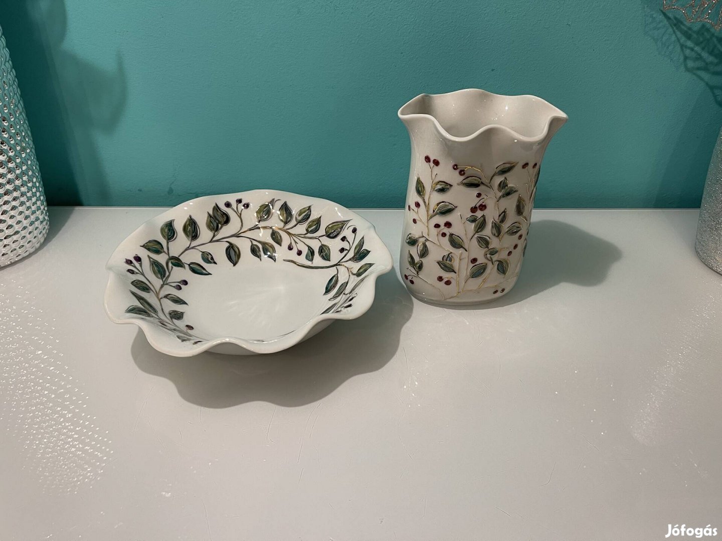 Bareuther Waldsassen kézzel festett porcelánok