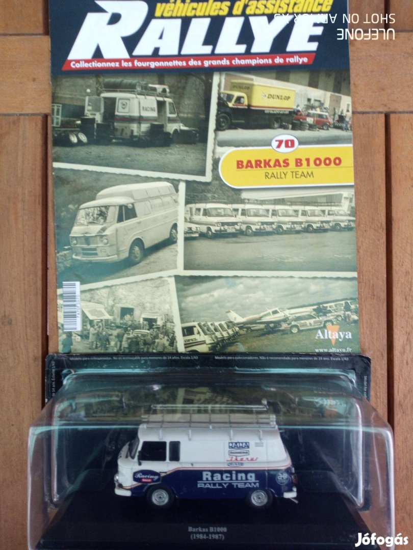 Barkas B1000 (1984-1987) Rally Altaya 1/43 Új!!!