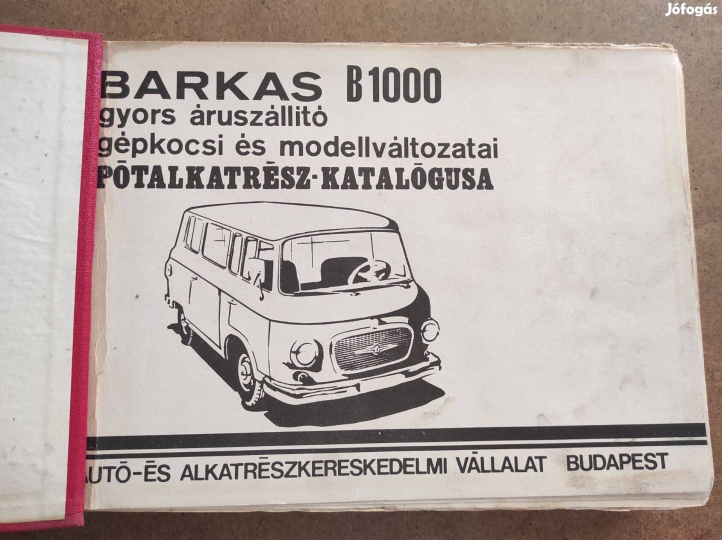 Barkas B 1000 alkatrészkatalógus