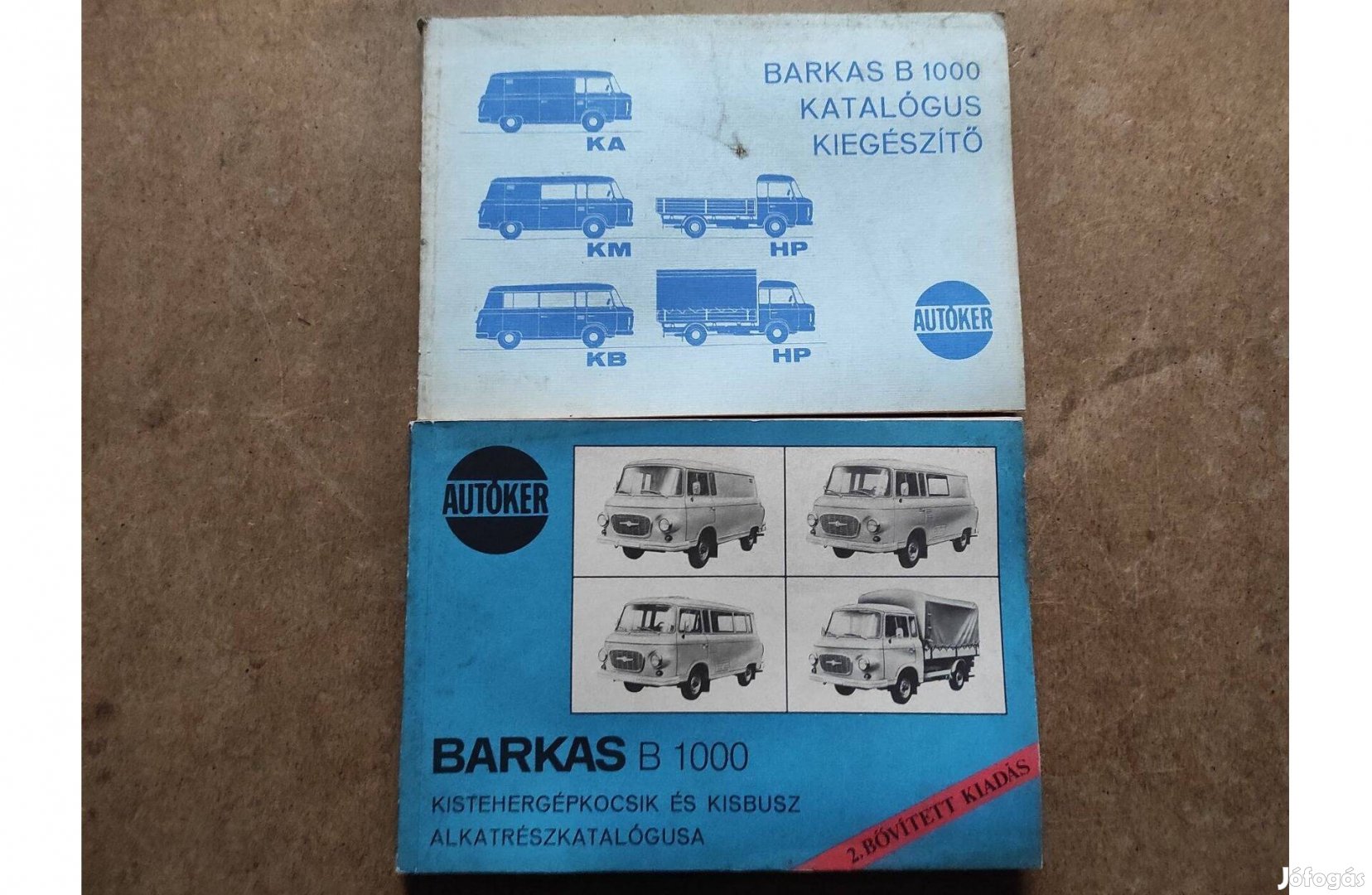 Barkas B 1000 alkatrészkatalógus + kiegészítő