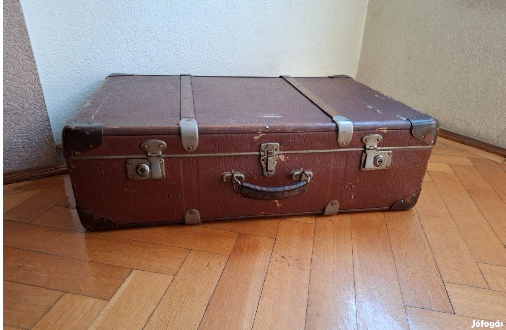 Barna retro bőrönd 70*46*20cm