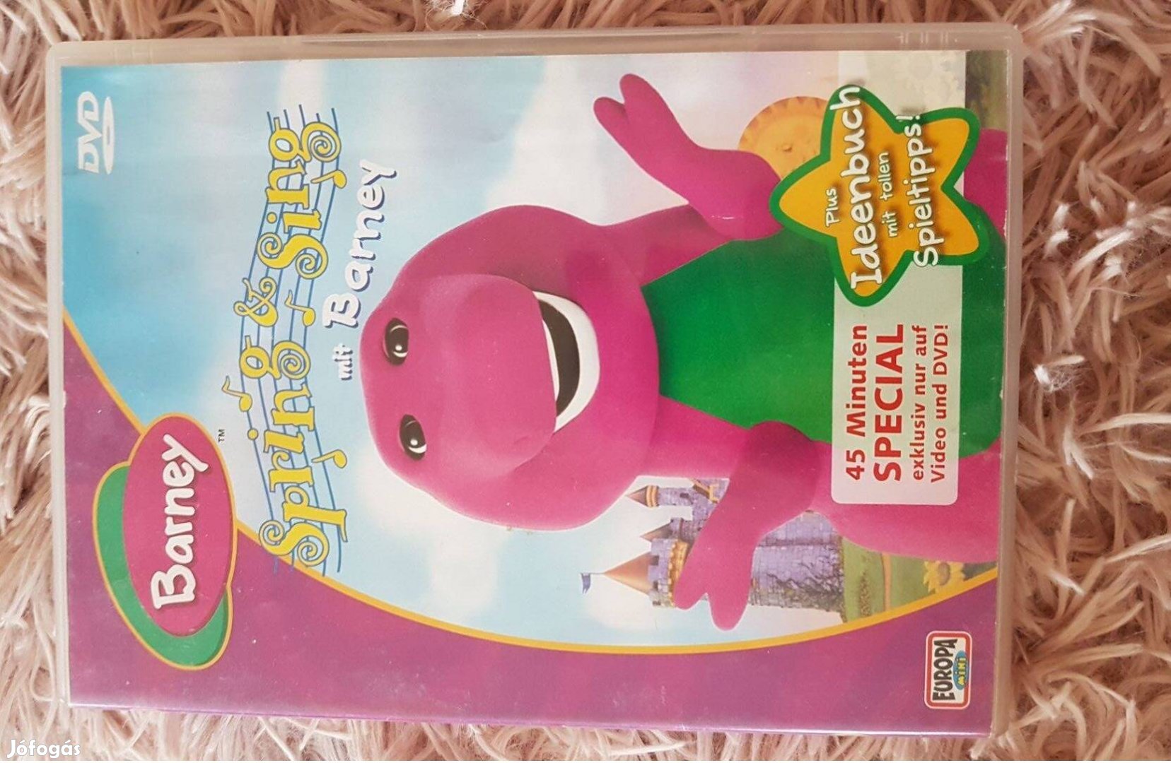 Barney DVD német nyelvű gyerek dalok Spring & Sing mit Barney