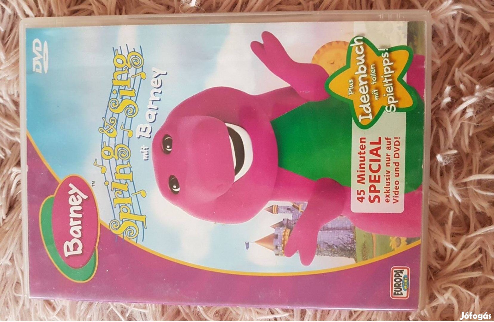 Barney DVD német nyelvű gyerek dalok Spring & Sing mit Barney