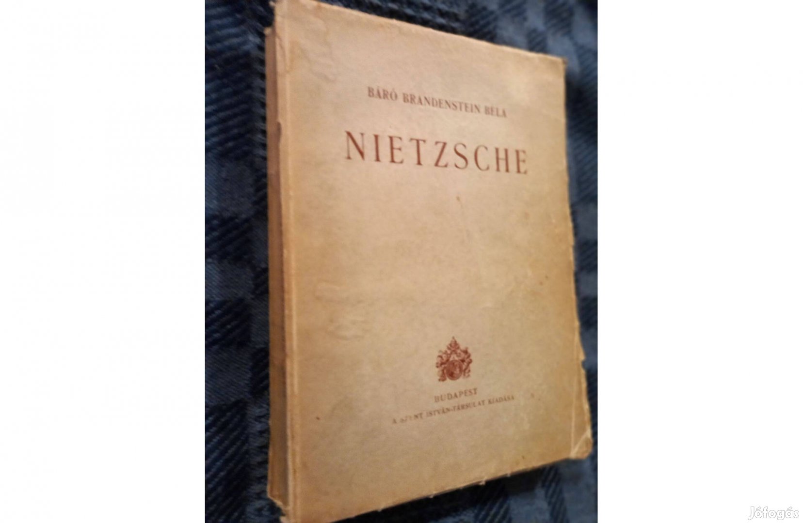 Báró Brandenstein Béla: Nietzsche c. könyv eladó