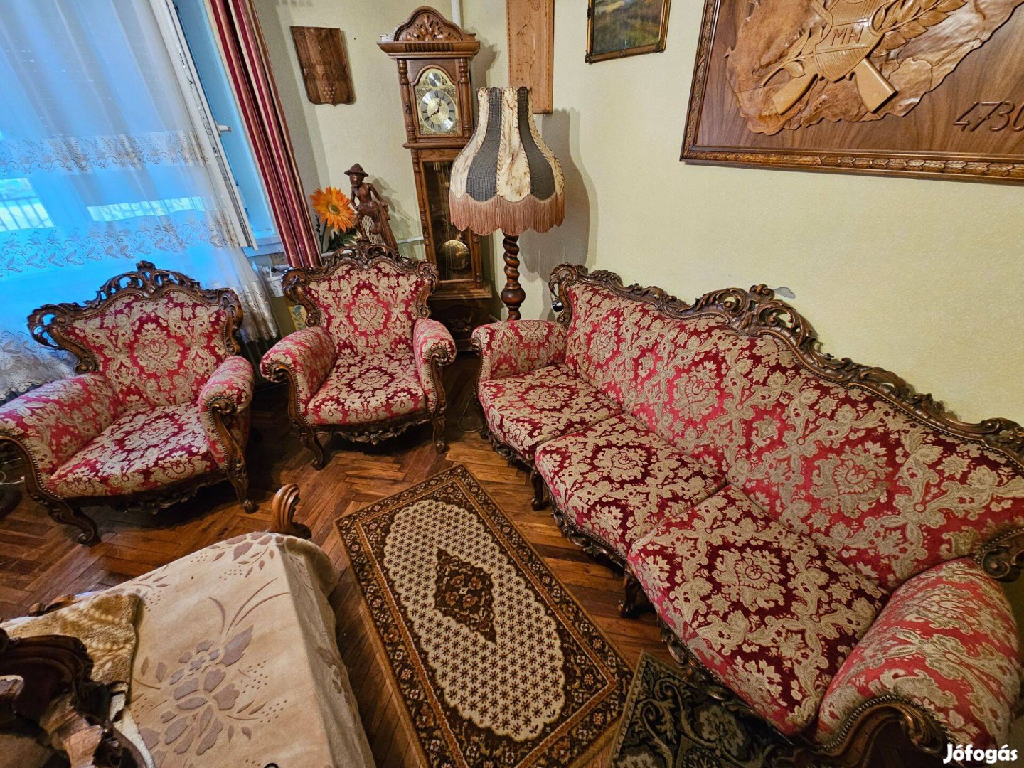 Barokk faragott ülőgarnitúra
