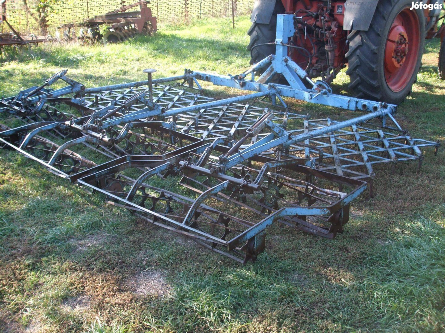 Barona lemken 420 cm dupla rögtörős mtz pótkocsi