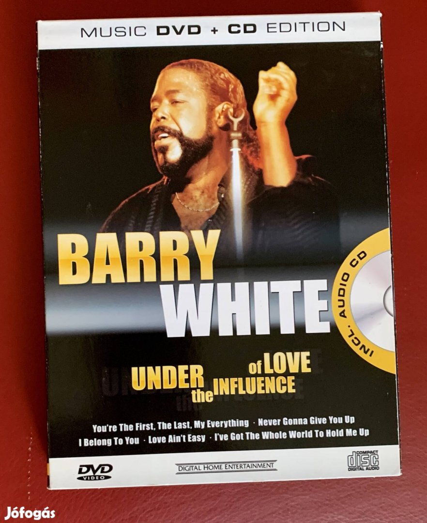 Barry White Under The Influence OF LOVE DVD + CD egyben.