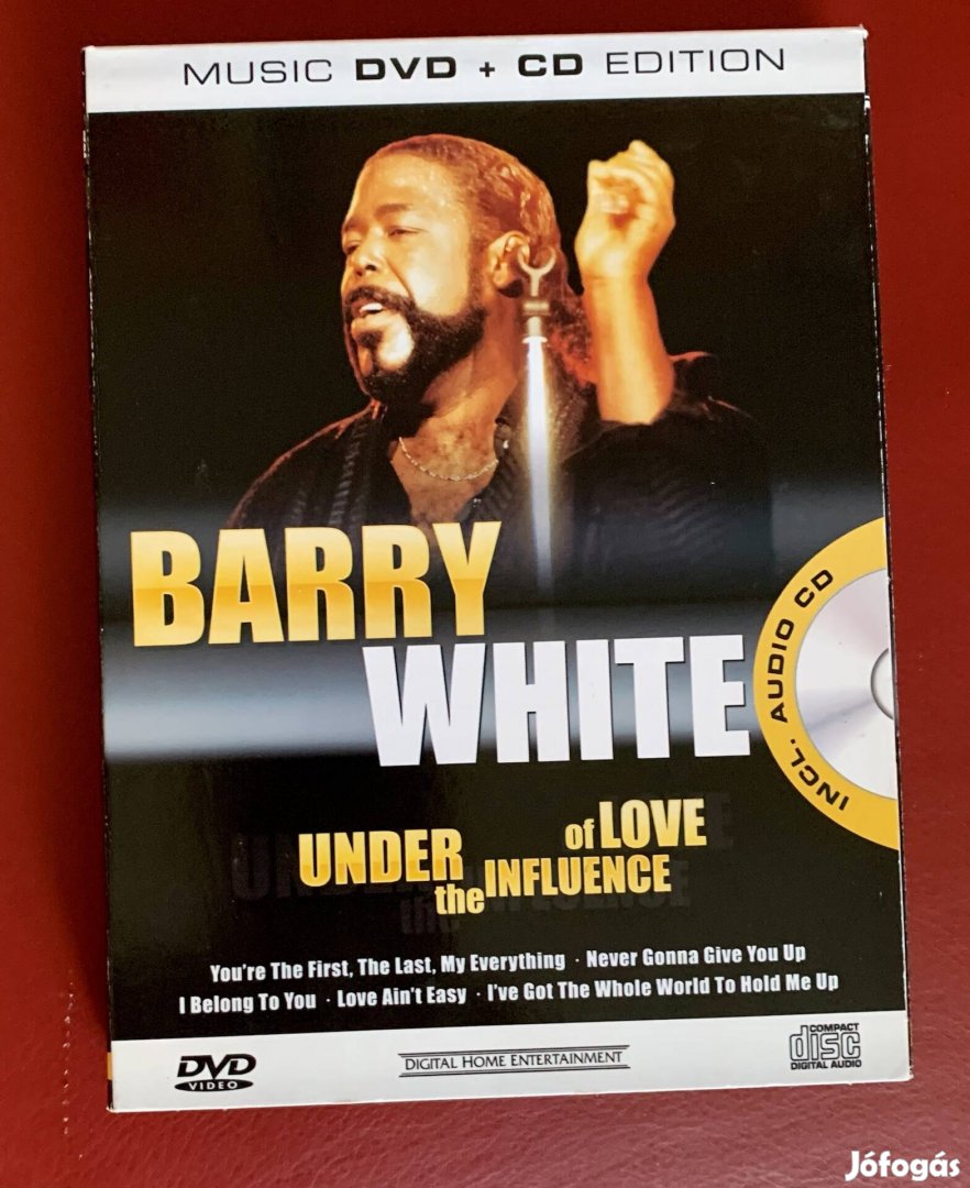 Barry White Under The Influence OF LOVE DVD + CD egyben.