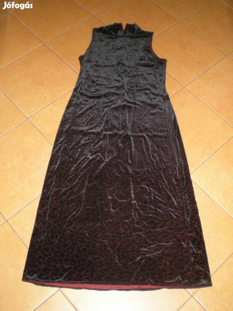 Bársony női alkalmi ruha M-es M hibátlan, újszerű