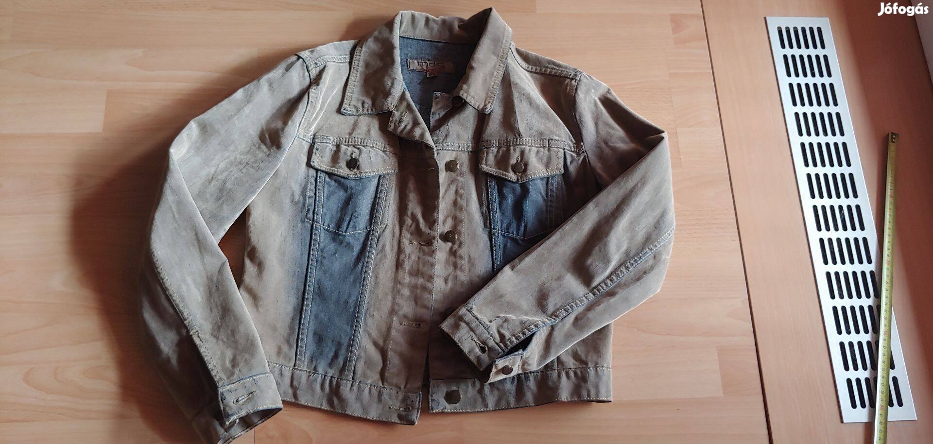 Bársonyszerű farmer jacket