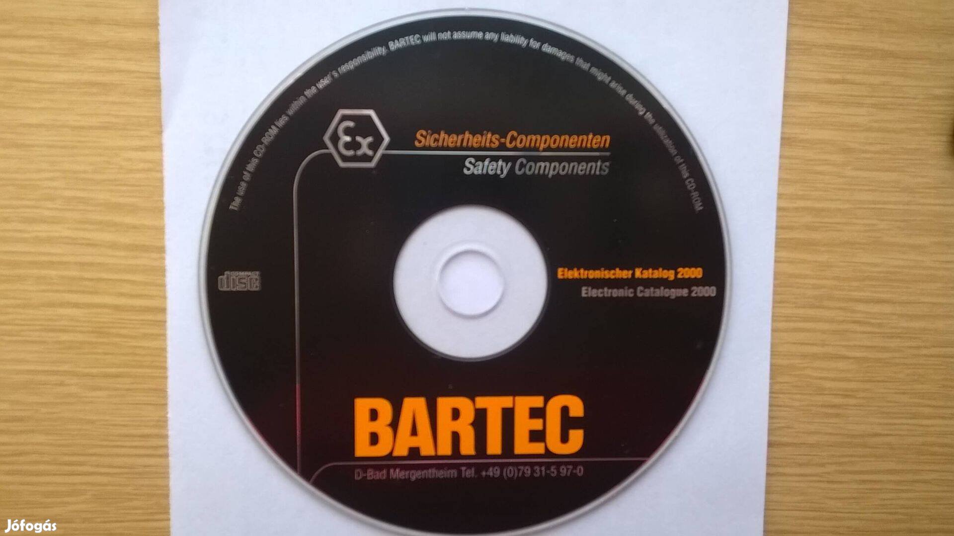 Bartec elektronika katalógus 2000-es CD-n , német nyelvű