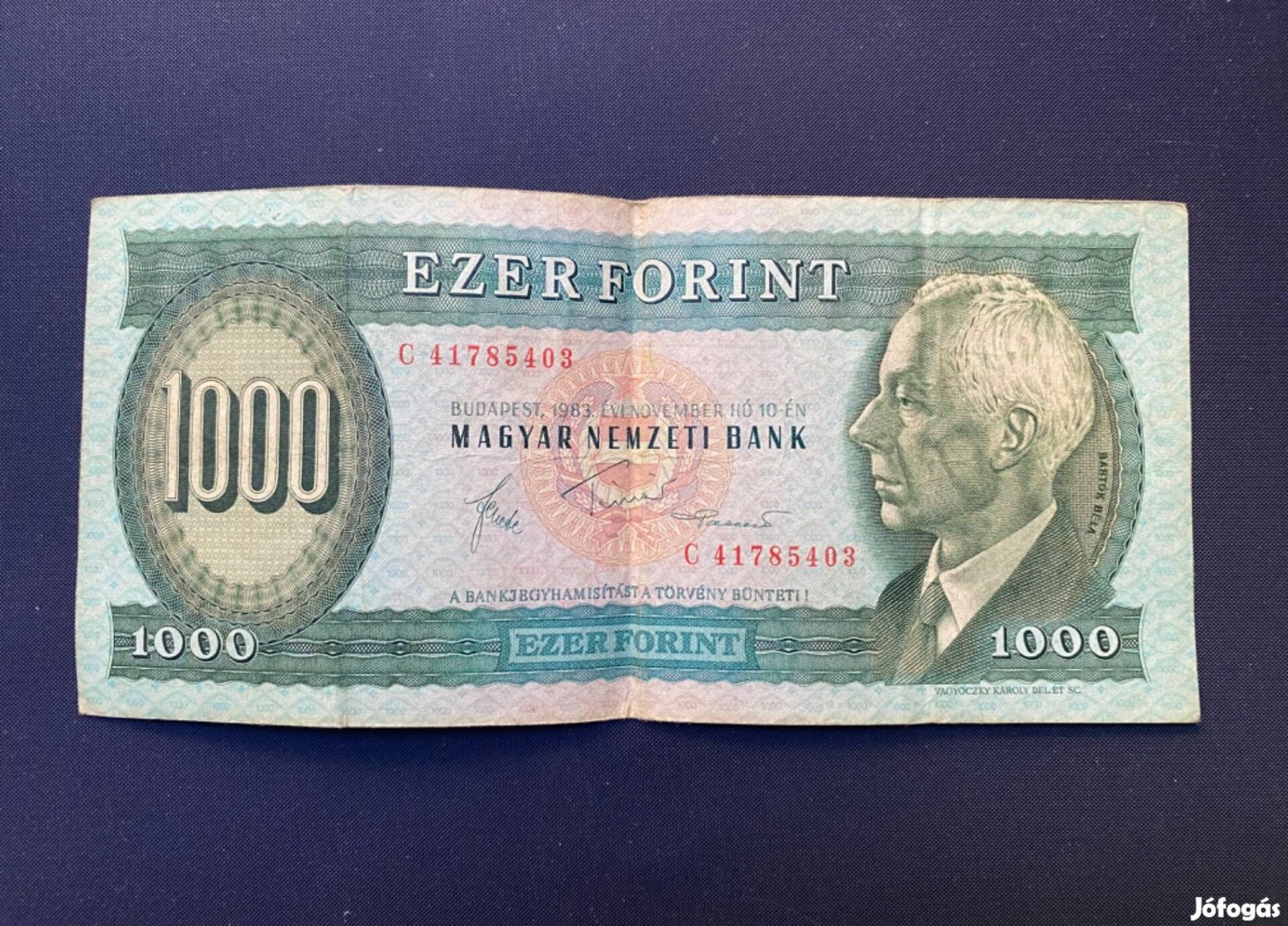 Bartók 1000 forintos bankó