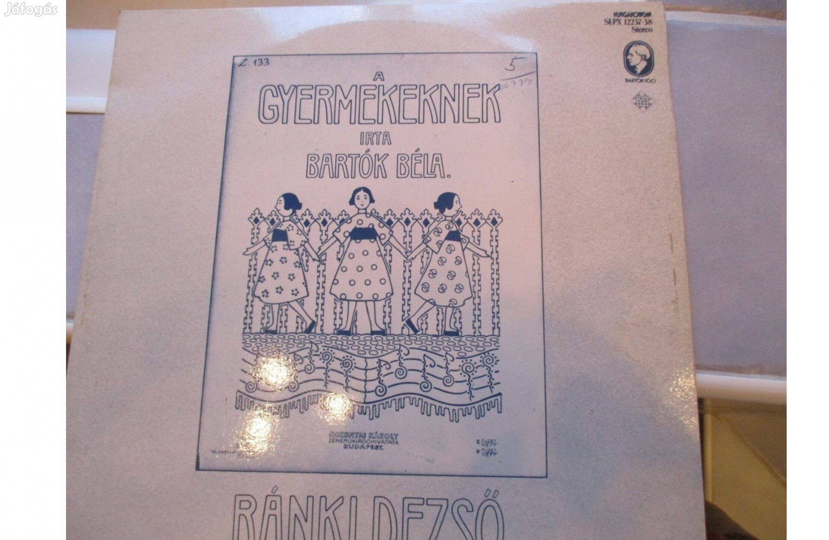 Bartók Béla A gyermekeknek dupla vinyl hanglemez eladó