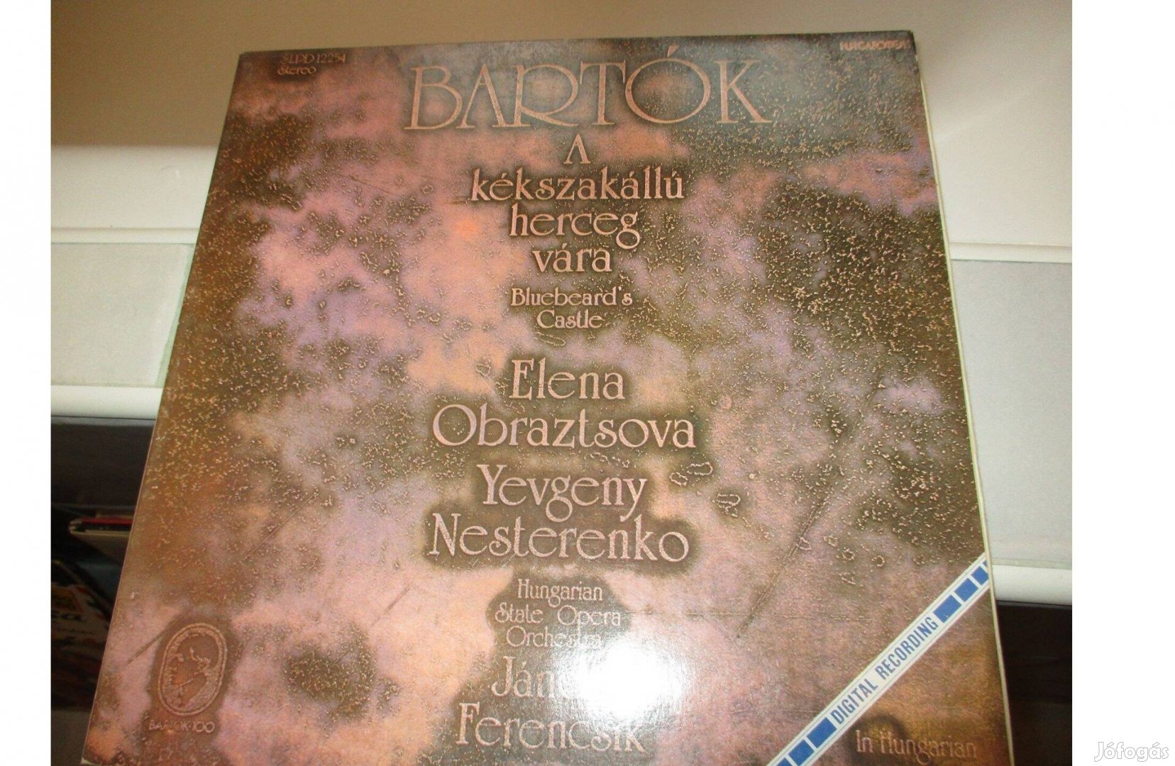 Bartók Béla A kékszakállú herceg vára bakelit hanglemez eladó