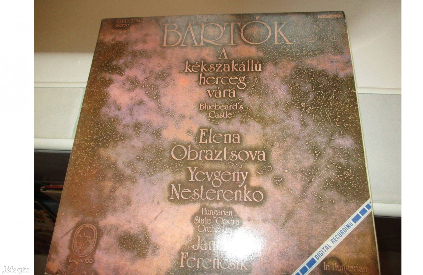 Bartók Béla A kékszakállú herceg vára bakelit hanglemez