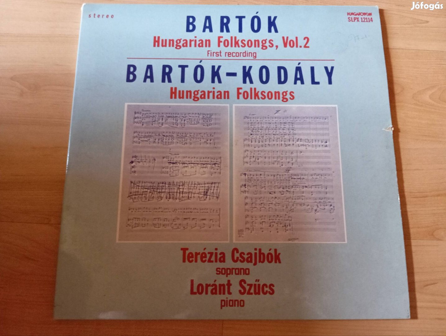 Bartók-Kodály bakelit (vinyl) lemez