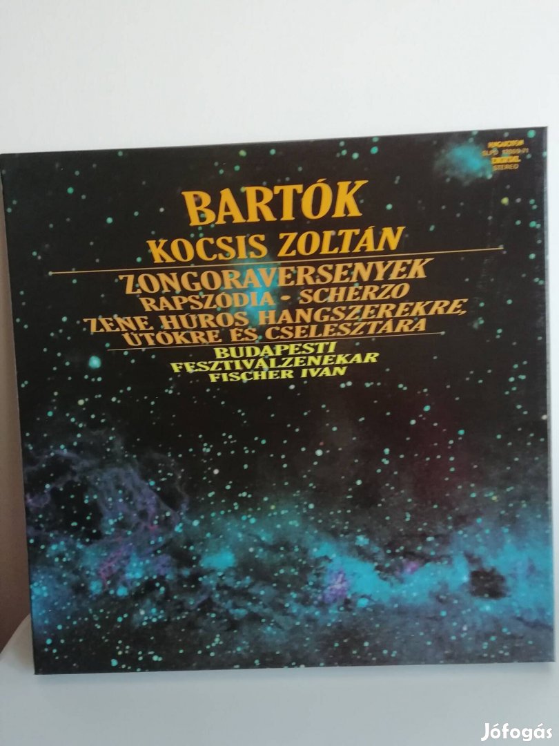 Bartók: Zongoraversenyek, bakelit lemezalbum