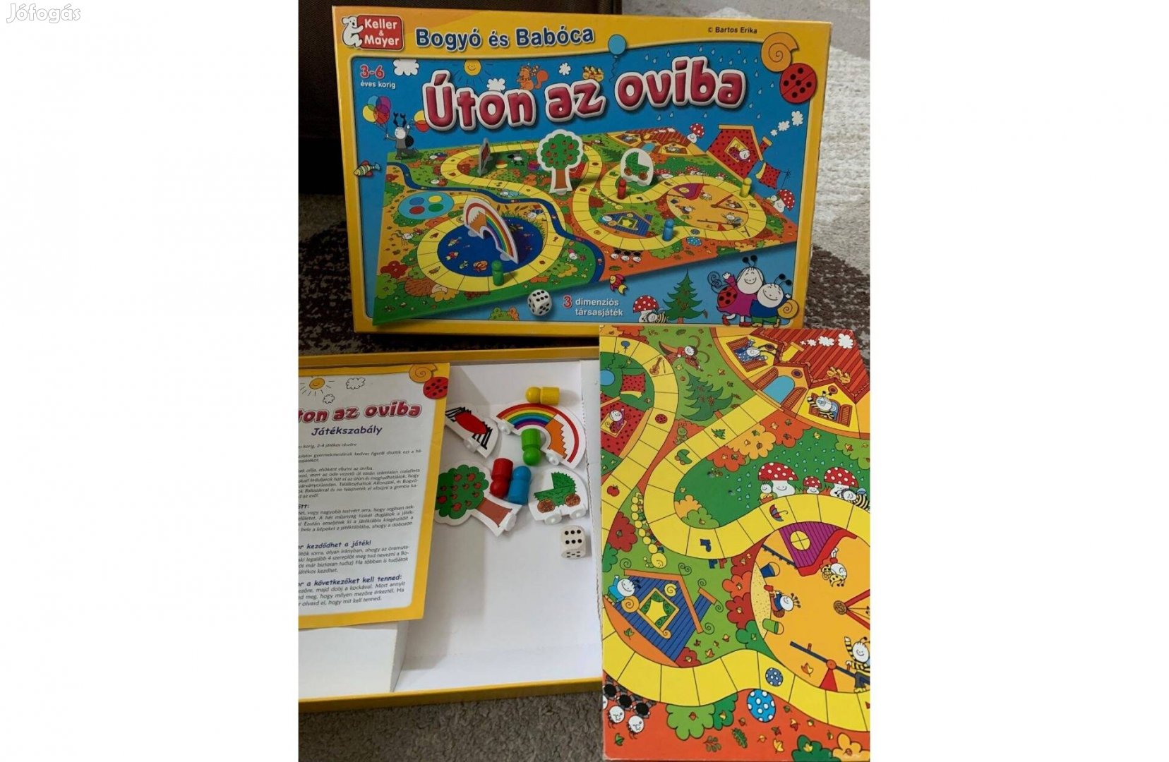 Bartos Erika Úton az oviba társasjáték