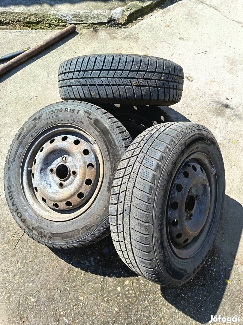 Barum Polaris 17570 R13 téli gumik OpelDaewoo acélfelnin