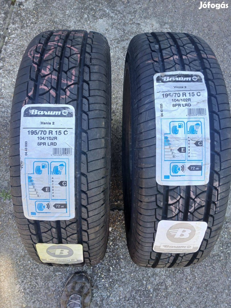 Barum Vanis2 195/70 R15 C nyári új