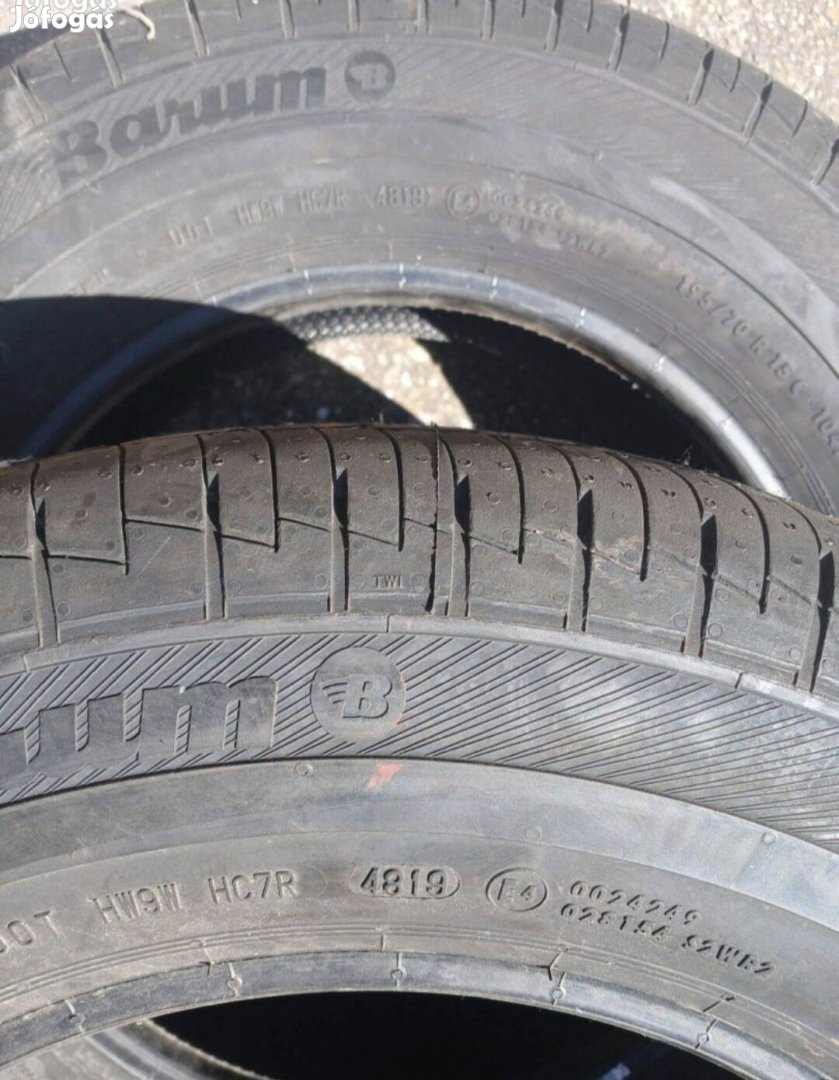Barum Vanis2 195/70 R15 új nyári gumi 2db 