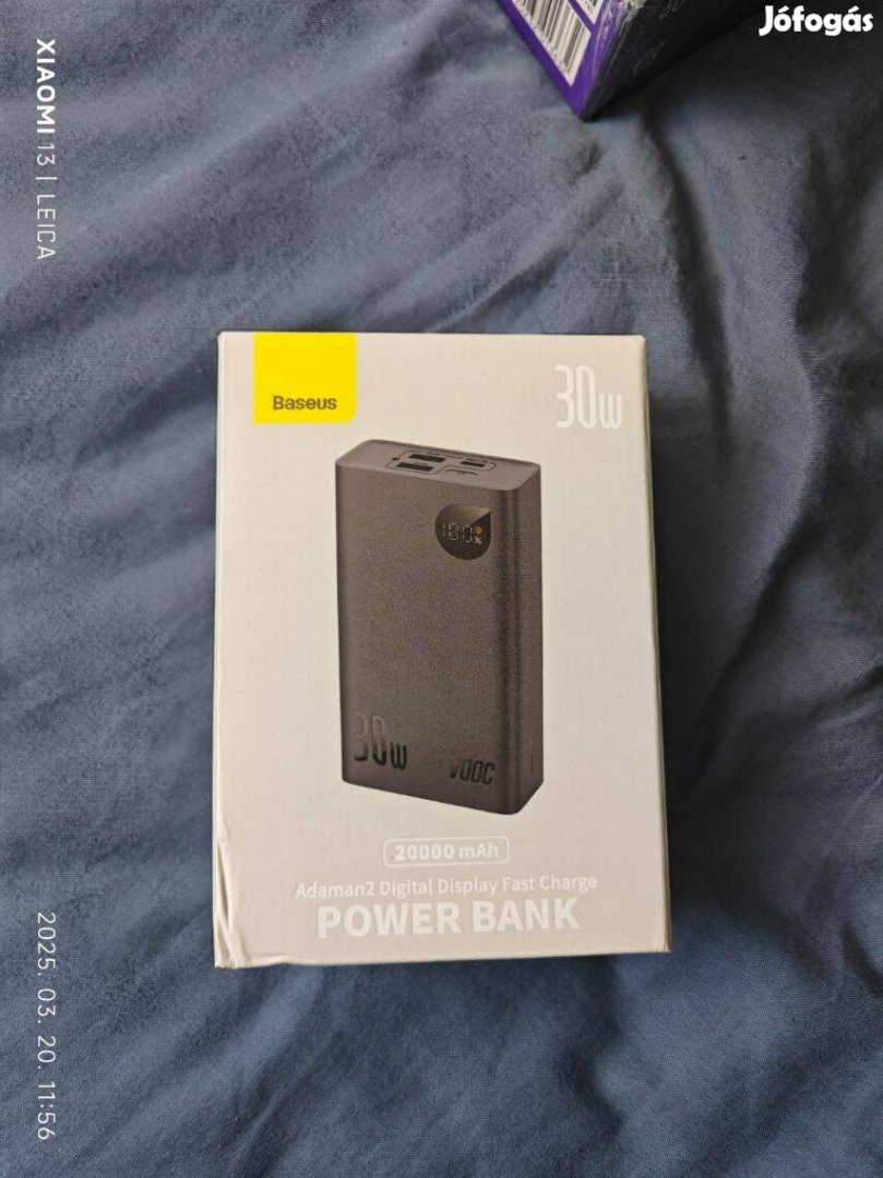 Baseus Adaman2 20000 mAh Powerbank új