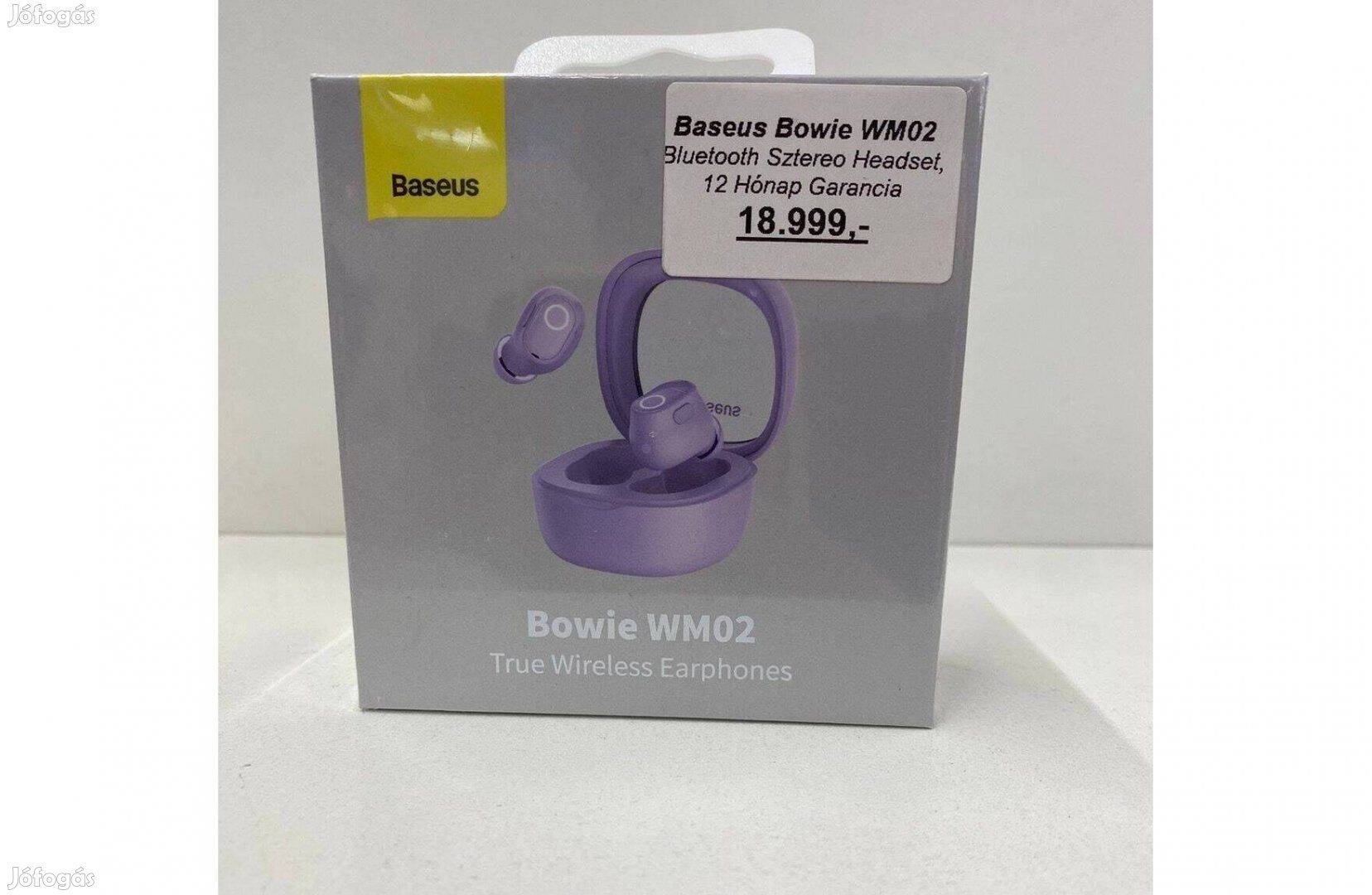Baseus Bowie WM02 Bluetooth Sztereo Headset