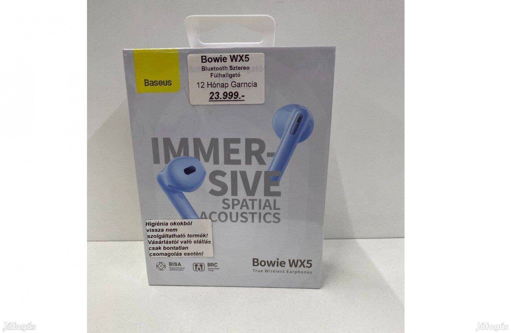 Baseus Bowie WX5 Bluetooth Sztereo Headset