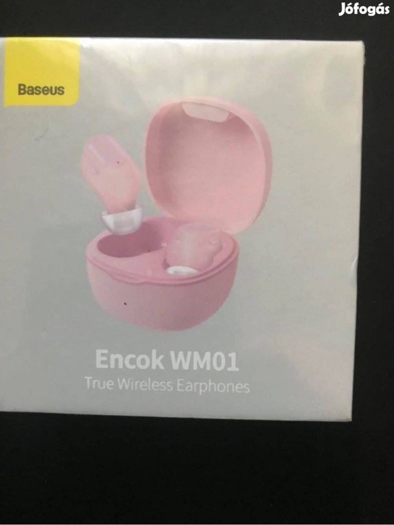 Baseus Encok WM01 TWS Bluetooth fülhallgató, pink