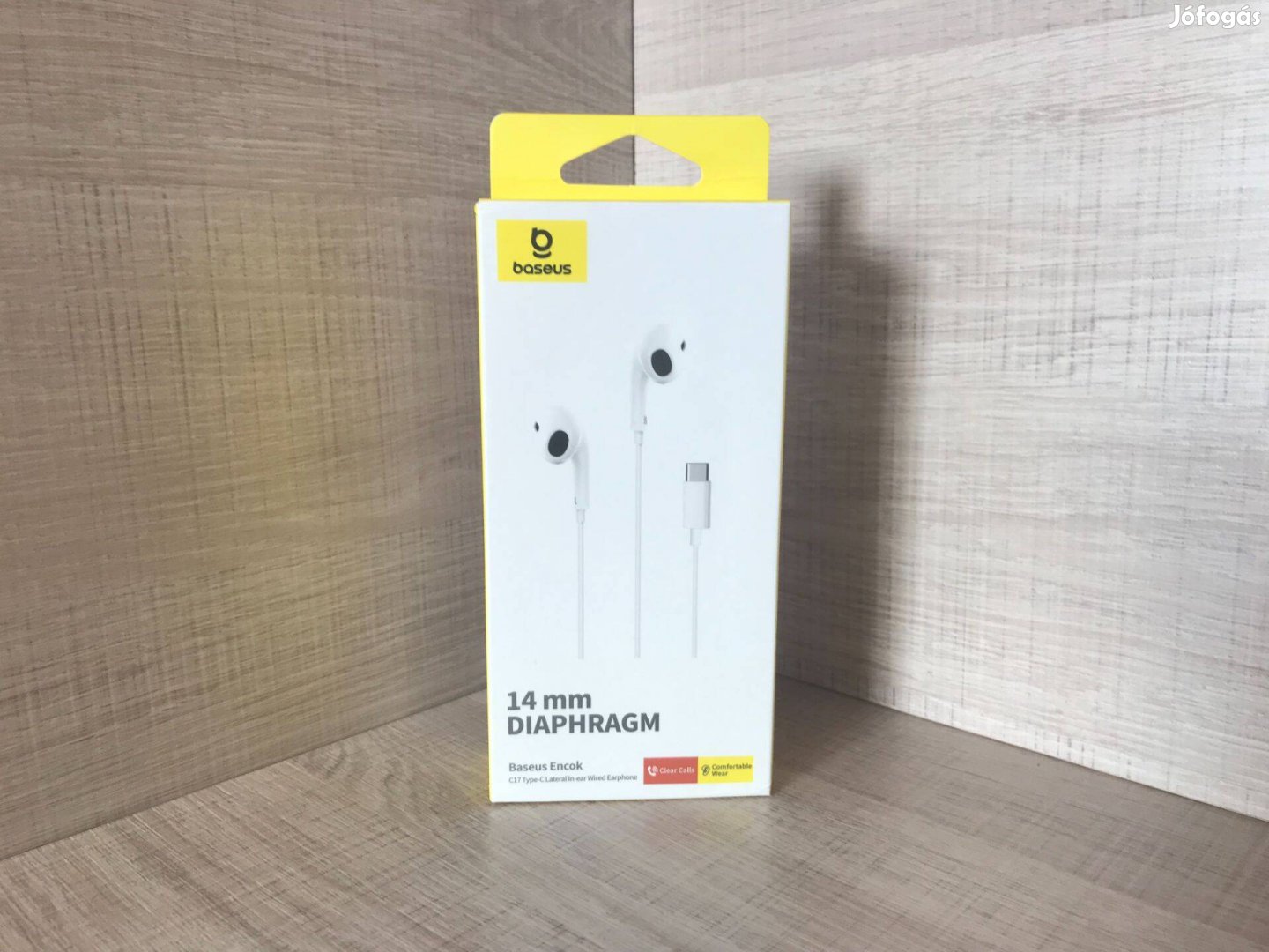 Baseus, USB-C, Fülhallgató Headset, Új