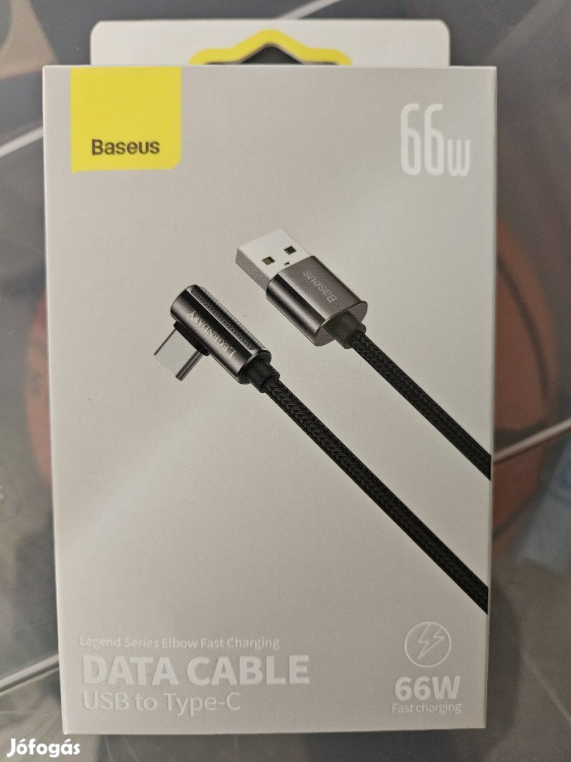 Baseus legend derékszögü usb-c töltő és adat kábel