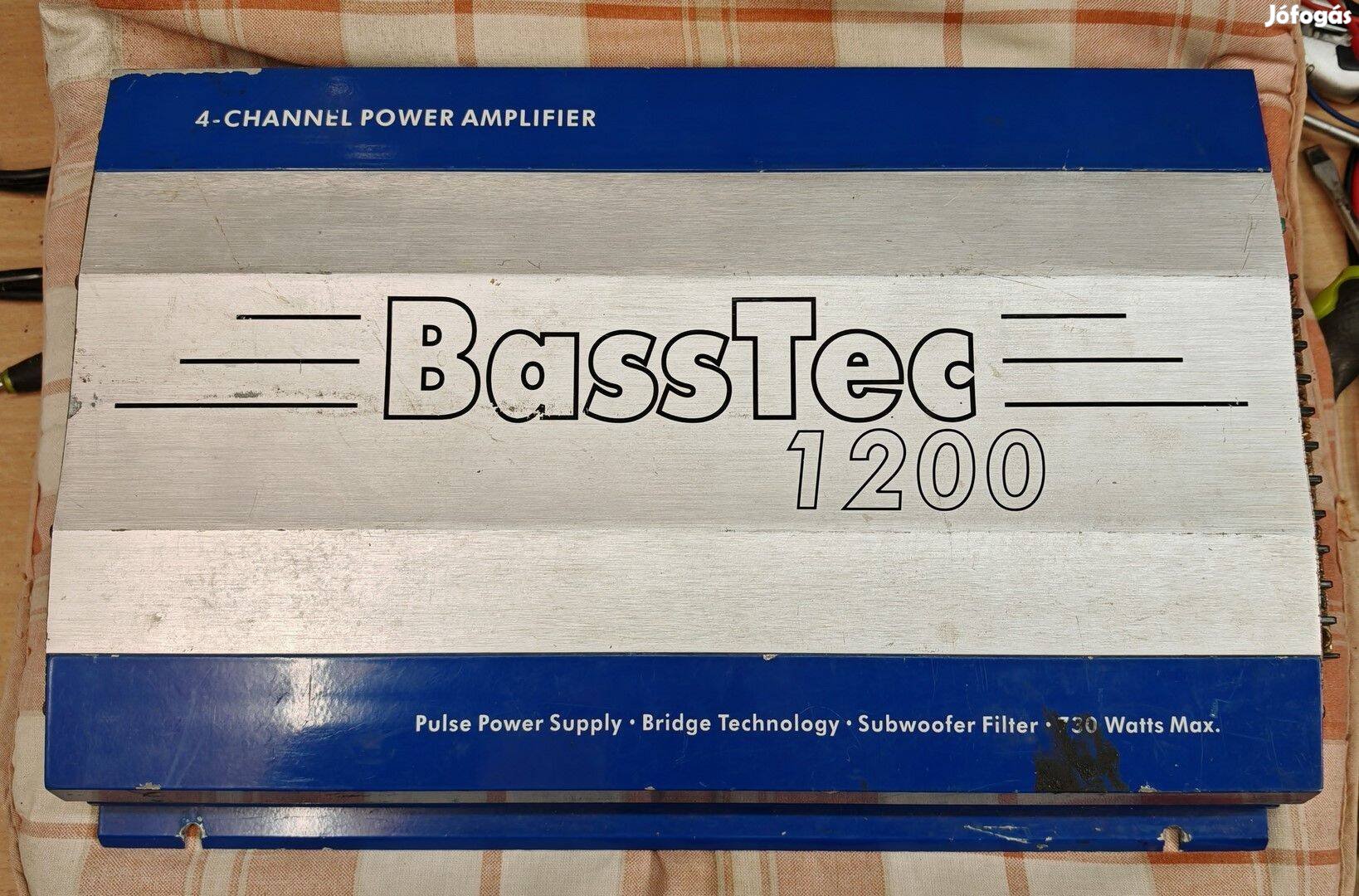 Basstec 1200 autós erősítő eladó