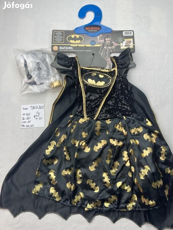 Batgirl jelmez, lány szuperhős jelmez, új DKH263