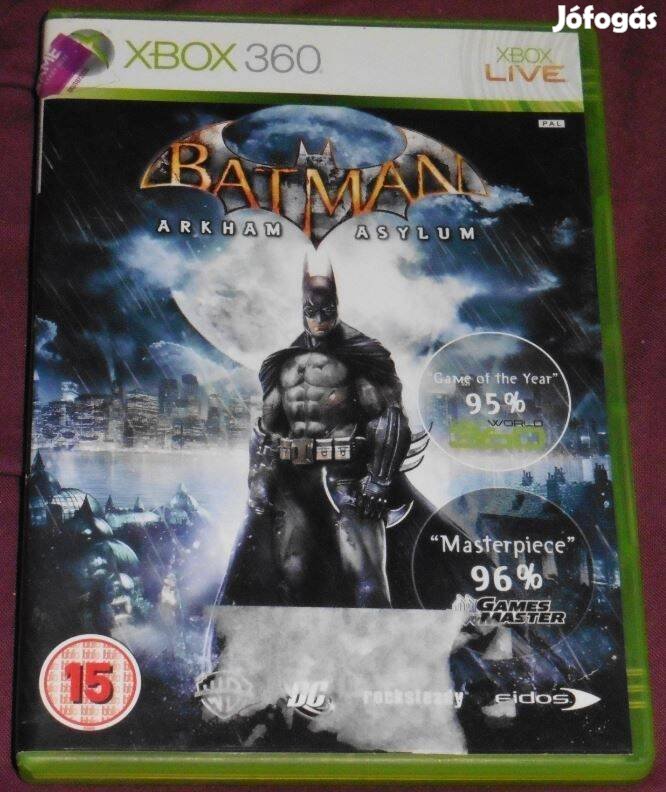 Batman 1. - Arkham Asylum Gyári Xbox 360 Játék akár féláron