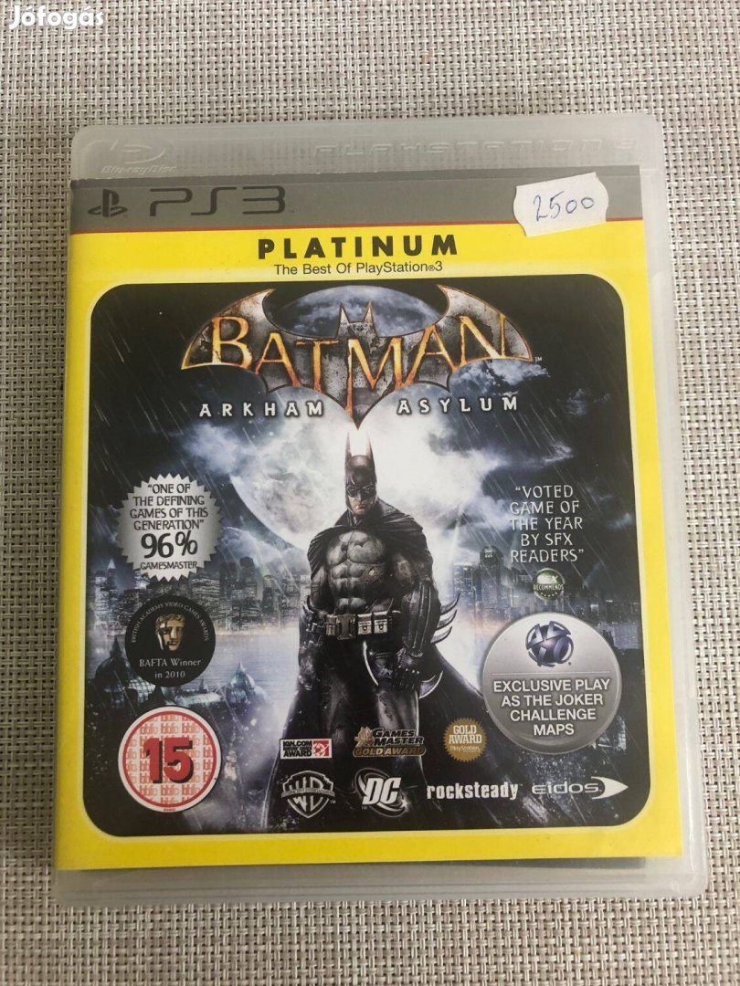 Batman Arkham Asylum Ps3 Playstation 3 játék