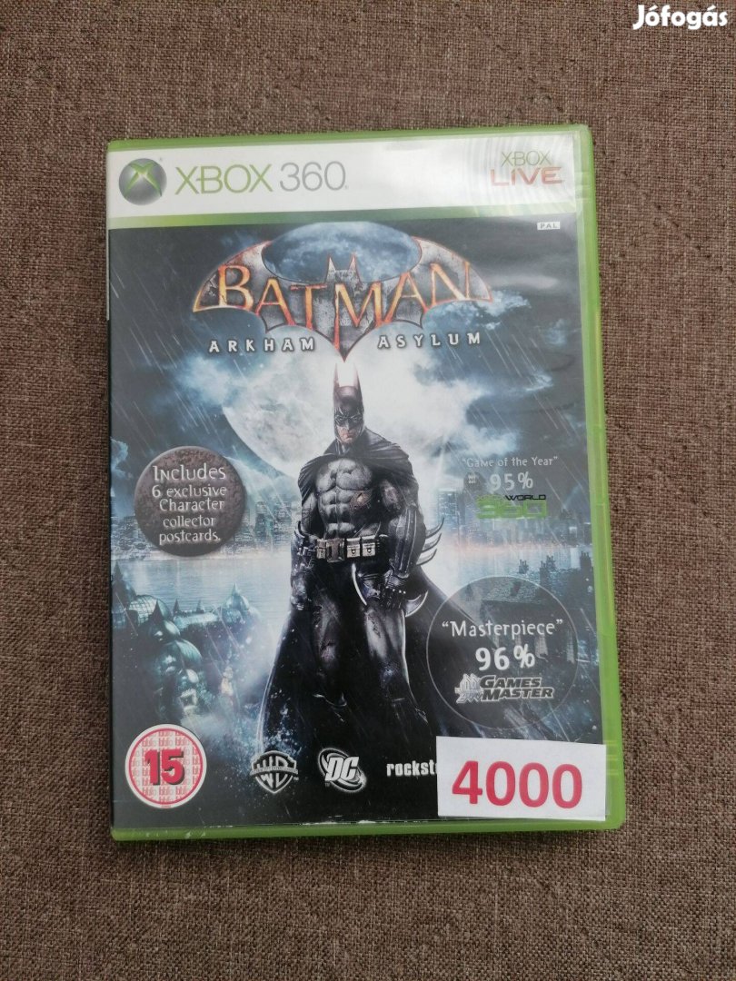 Batman Arkham Asylum Xbox 360 játék eladó!