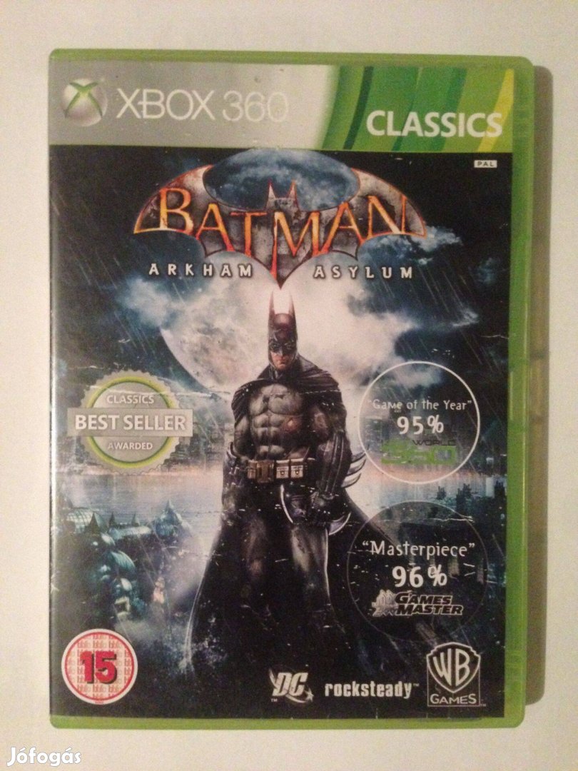 Batman Arkham Asylum eredeti xbox360 játék eladó-csere