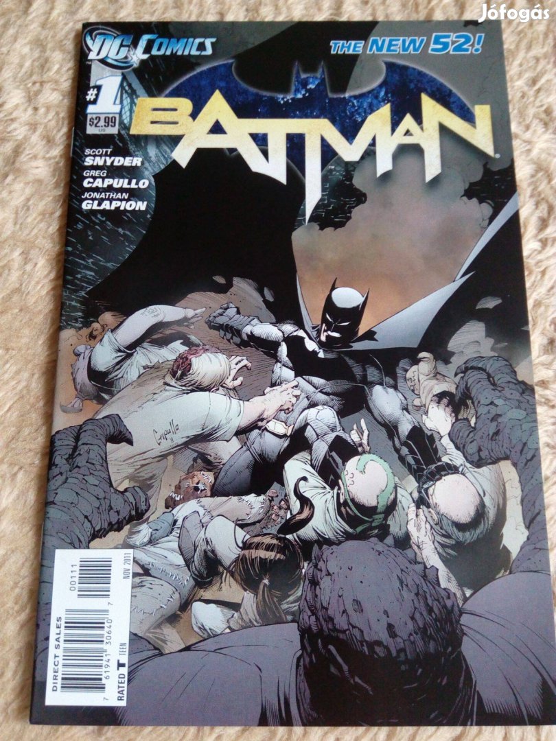 Batman DC képregény 1. száma eladó (2011-es USA sorozat)!