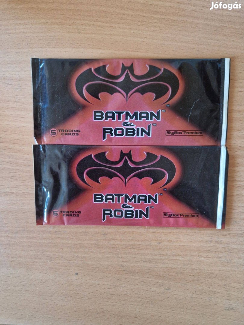 BatmanRobin Skybox Fleer 1997 bontatlan kártyák, 2 csomag