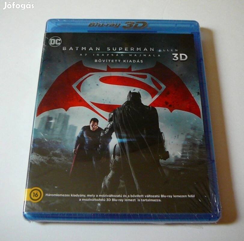 Batman Superman ellen Az igazság hajnala 3D+2D+2D Blu-ray Szinkronos!