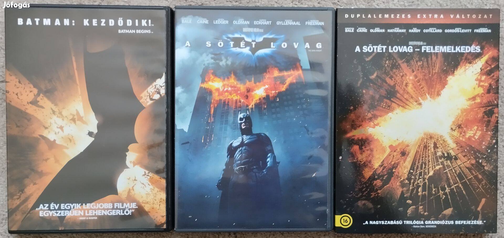 Batman: Kezdődik! / A Sötét Lovag / A Sötét Lovag: Felemelkedés