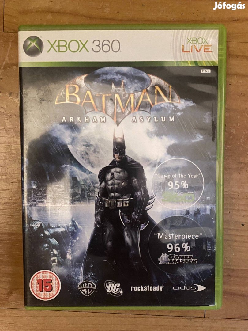 Batman arkham asylum xbox 360 játék