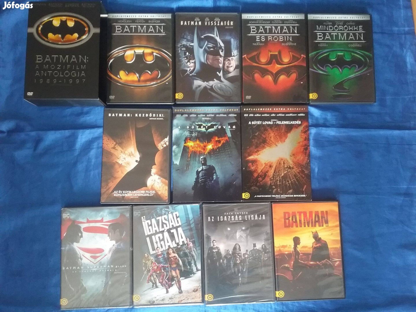 Batman dvd gyűjtemény. 11db. szinkronizált film. Antológia is