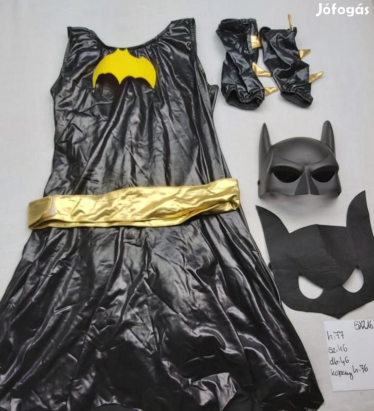 Batman jelmez, lány batman jelmez, lány szuperhős jelmez SX216