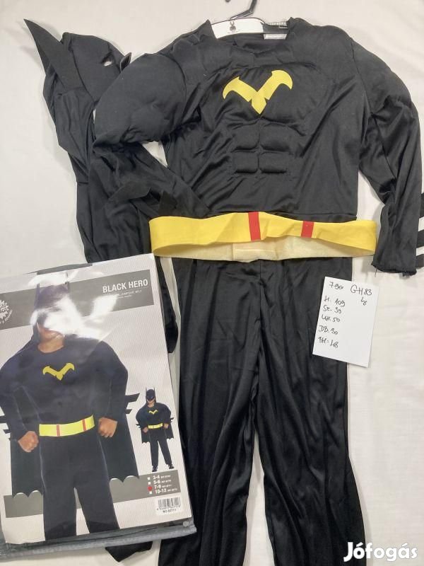 Batman jelmez, szuerhős jelmez, új GH83