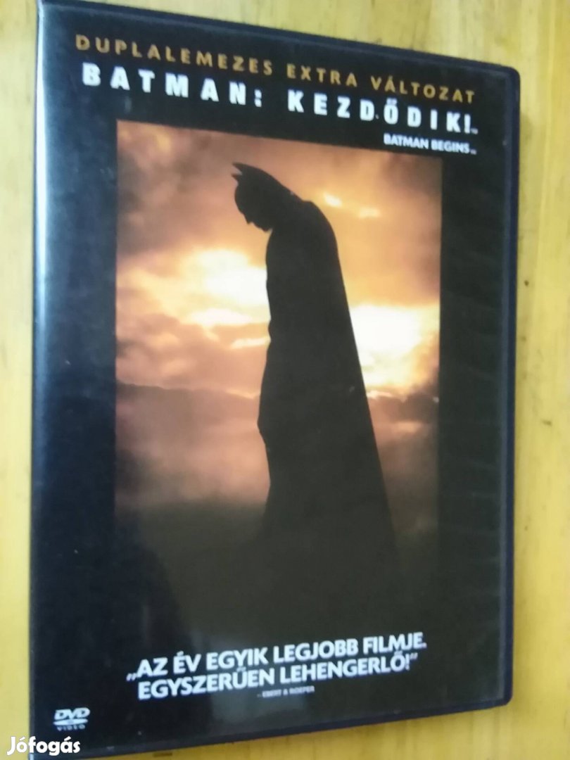 Batman kezdődik duplalemezes dvd Christopher Nolan 