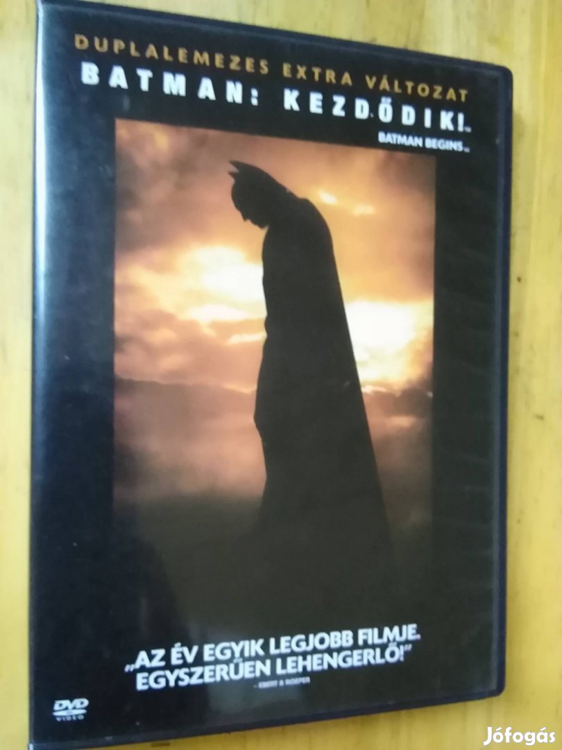 Batman kezdődik duplalemezes újszerű dvd Christopher Nolan