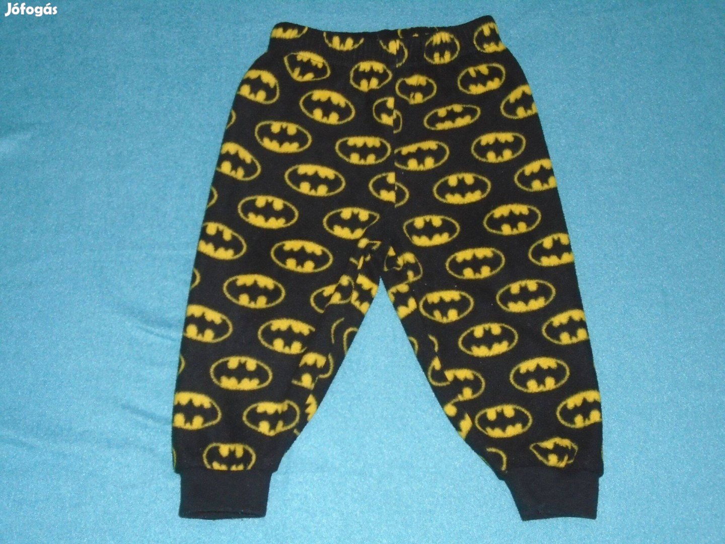 Batman mintás jogger nadrág 9-12 hó méret 80 polár